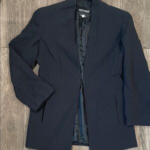 Giorgio Armani Elegant Vestimenta Spa Dark Wool Silk Blend Blazer